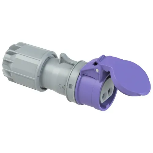 BASE AÉREA IP44 2 POLOS 24V 16A DE COLOR VIOLETA Oferta De Temporada