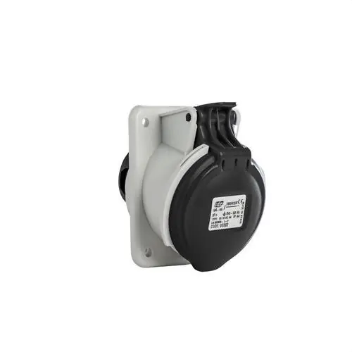 A Buen Precio BASE EMPOTRAR INCLINADA IP44 3 POLOS + TIERRA 500V 16A 7h DE COLOR NEGRO