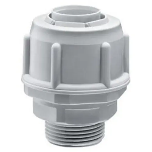RACOR FIJO RECTO CON PASO PF 13,5 RUNPG CON DIÁMETRO DE 16mm GRIS RAL7035 IP54 Descuento