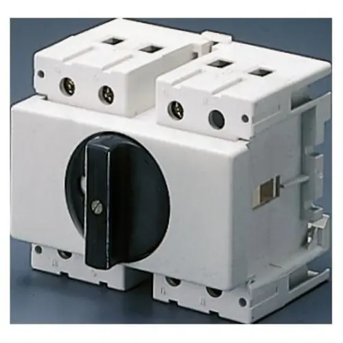 INTERRUPTOR ROTATIVO PARA CARRIL EN5022 4 MÓDULOS MANETA NEGRO 2P 32A IP65 Más Vendido