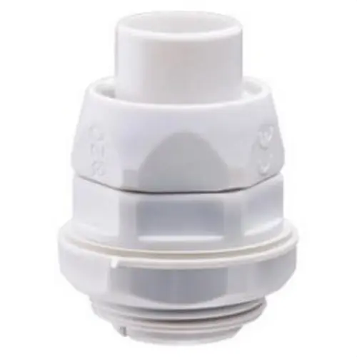 RACOR GIRATORIO RECTO CON PASO DE GAS RDG CON DIÁMETRO DE 25mm GRIS RAL7035 IP54 Alta Calidad