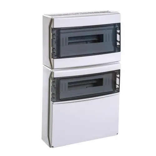 Liquidación COFRET IP65 SUPERIOR ABS 728x418x147mm (36) MÓDULOS PT BARRAS N&T 1x18+1x18