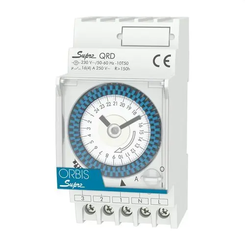 Precio Rebajado INT.HOR.ANALOG.SUPRA QRD 120V 2,5 MOD.RSVA.>150 H DIARIO MBRA.MMA.: 15 MIN PODER