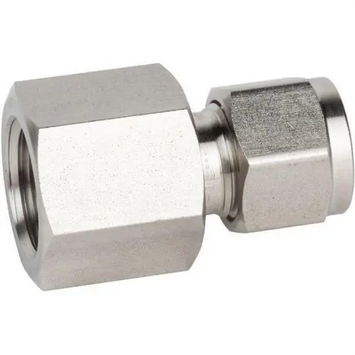CONECTOR ROSCA H BSPP TUBO 1/4"x6mm INOXIDABLE Económico
