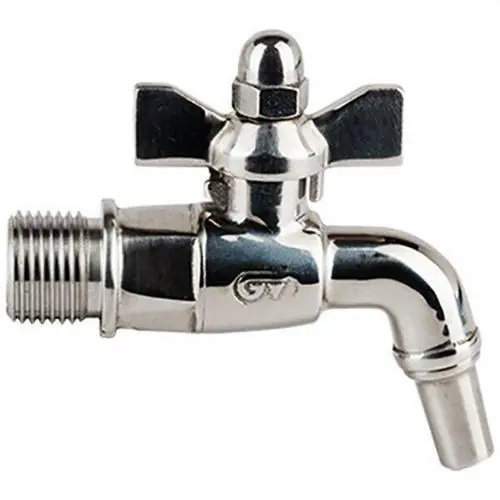 VÁLVULA ESFERA PARA BARRIL 1/2" INOXIDABLE Garantía De Devolución De Dinero