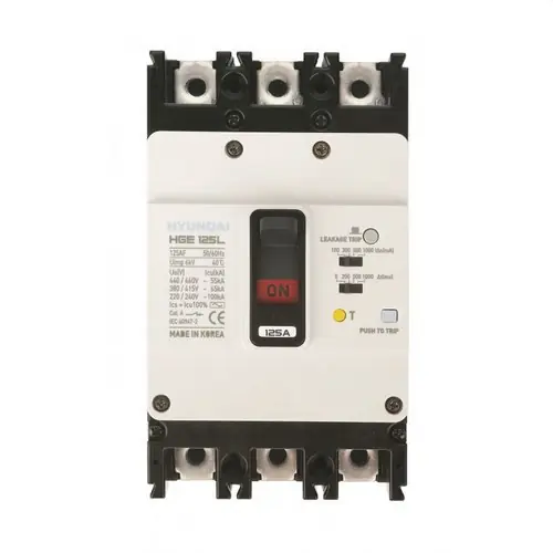 INTERRUPTOR AUTOMÁTICO+PROTECTOR DIFERENCIAL 125A 4P 50kA/380V Popular