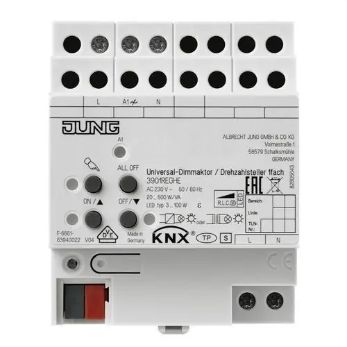 Solo Por Tiempo Limitado ACTUADOR DIMMER REGULADOR VELOCIDAD KNX 1 CANAL