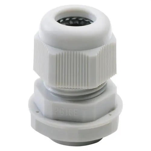 PRENSAESTOPA DE NYLON PASO MÉTRICO M12 GRIS RAL7035 IP68 Certificado