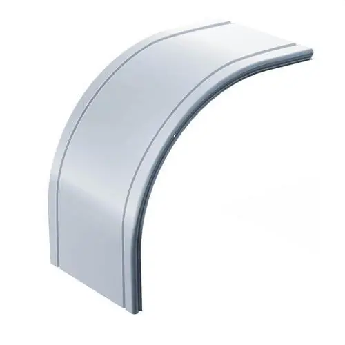 TAPA CURVA VERTICAL CONVEXA 90º 100x35 GALVANIZADO CALIENTE Liquidación