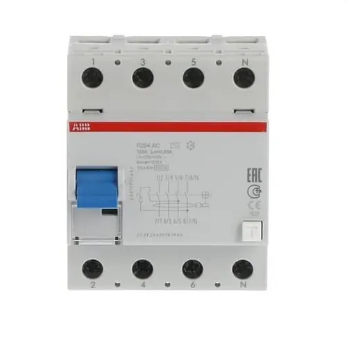 Popular INTERRUPTOR DIFERENCIAL INDUSTRIAL F204AC-125/0,03 4P 125A TIPO AC 30mA