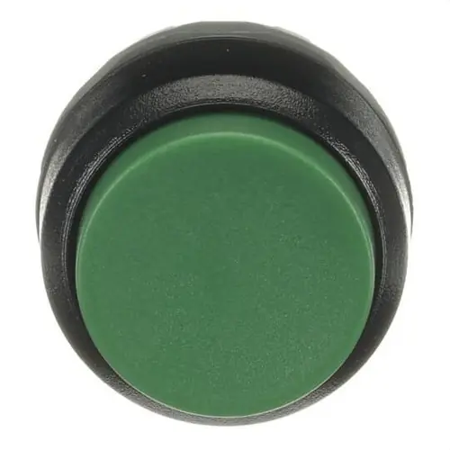 Oferta De Temporada PULSADOR VERDE MP3-10G SALIENTE MOMENTÁNEO OPACO