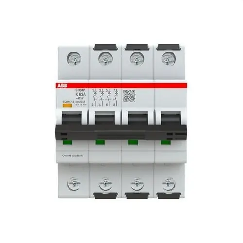 Precio Reducido INTERRUPTOR AUTOMÁTICO S304P-K63 4P 63A CLASE K 15kA