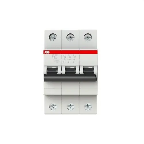 INTERRUPTOR AUTOMÁTICO SH203-C63 3P 63A C 6kA Marca Reconocida