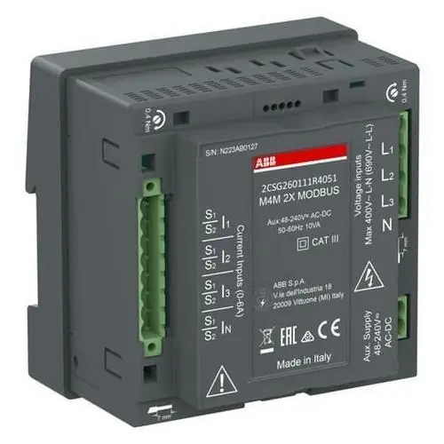 ANALIZADOR DE RED M4M 2xModBus PQ1+RTS Oferta Flash