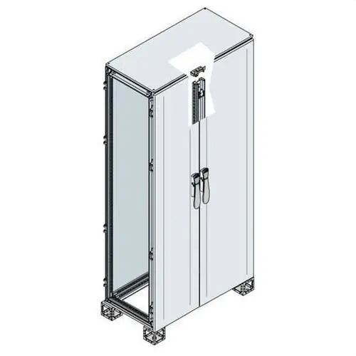 ARMARIO CON PUERTA CIEGA W=400 2200x1200x800mm GRIS CLARO RAL 7035 Stock Limitado