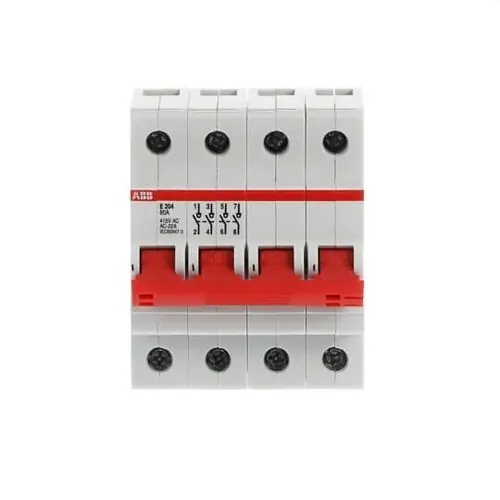 Entrega Rápida SECCIONADOR E200I TETRAPOLAR 80A 230V CA