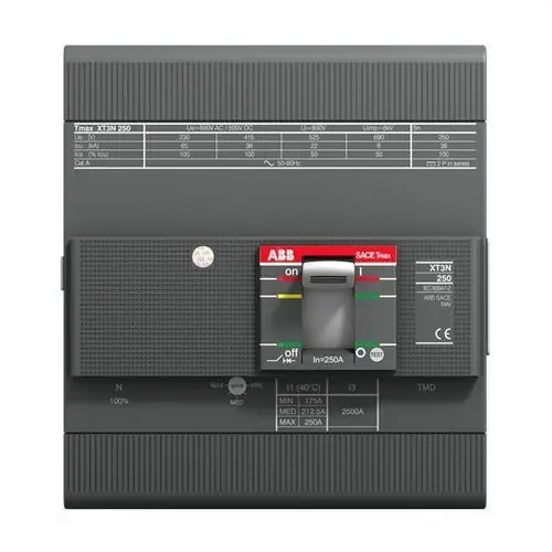 INTERRUPTOR CAJA MOLDEADA HASTA 250A XT3N250 TMD R200 IM2000 4P F-F N50 Gran Oferta