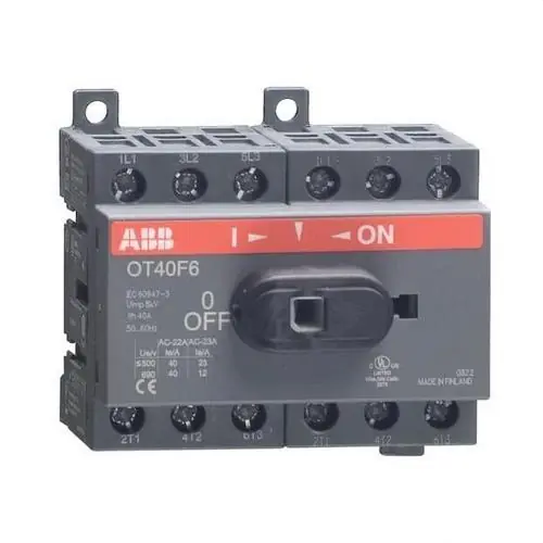 Oferta Flash INTERRUPTOR SECCIONADOR OT40F6 6P 40A 40/23A/A