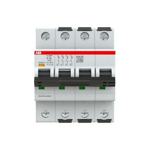 Envío Gratis INTERRUPTOR AUTOMÁTICO S304P-K2 4P 2A CLASE K 25kA
