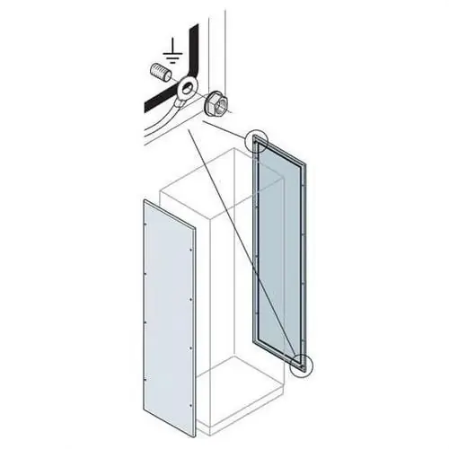 Bestseller PANEL LATERAL CIEGO IS2 1800x500 RAL 7035