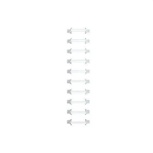 JUEGO SOPORTES CARRIL DIN AJUSTABLE PROFUNDIDAD 400mm (10u) Liquidación