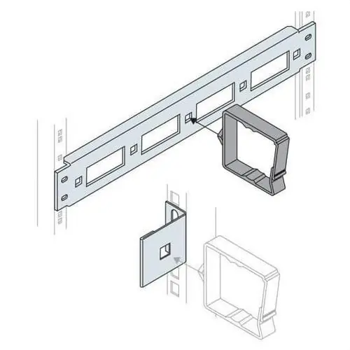 JUEGO SOPORTES PORTACABLES (5u) Marca Reconocida