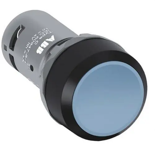 Stock Limitado PULSADOR COMPARTIMENTO RASANTE CP1-10L-01 AZUL OPACO