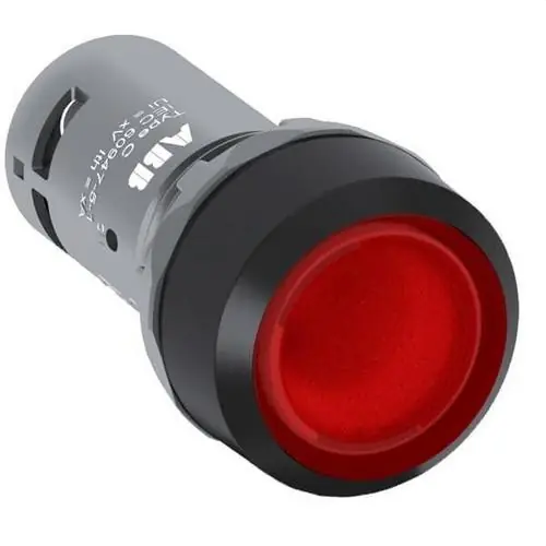 Promoción PULSADOR RASANTE MOMENTÁNEO CP1-12R-01 110-130V CA/CC ROJO