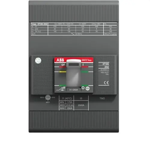 Certificado INTERRUPTOR AUTOMÁTICO XT3S250 TMD R63 IM630 3P F-F