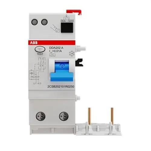 BLOQUE DE DISPOSITIVO DE CORRIENTE RESIDUAL DDA202A-25/0,01 Novedad