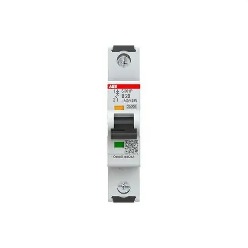 Entrega Rápida INTERRUPTOR AUTOMÁTICO S301P-B20 1P 20A CLASE B 25kA