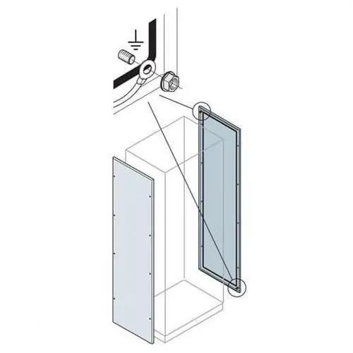 PANEL LATERAL CIEGO IS2 2000x400 RAL 7035 Oferta