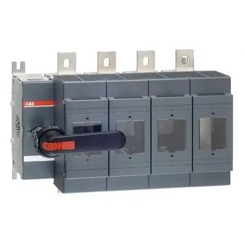Precio Económico INTERRUPTOR FUSIBLE OS800D04N2P CON MANDO FRONTAL IZQUIERDO