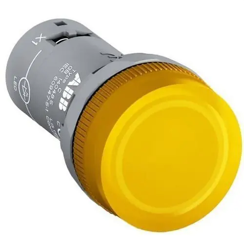 PILOTO COMPACTO AMARILLO LED 48-60V AC/DC Entrega Rápida