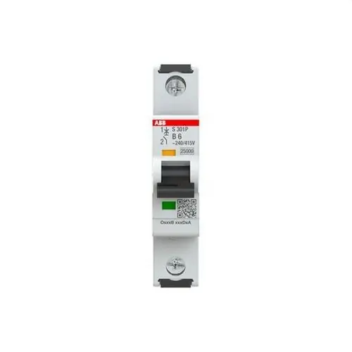 Devolución Gratuita INTERRUPTOR AUTOMÁTICO S301P-B6 1P 6A CLASE B 25kA