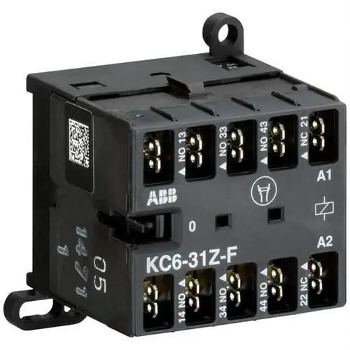 MINICONTACTOR KC6-31ZF AUXILIAR 17-32V CC FASTON 2.4W Rebajas