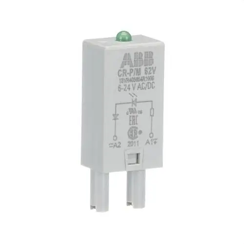 Certificado LED VERDE 6-24V CA/CC CR-P/M62V