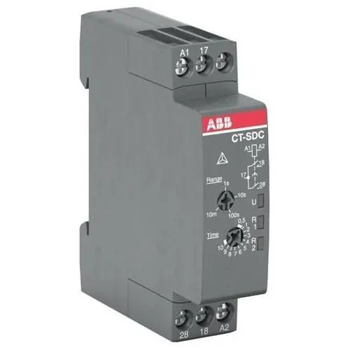A Buen Precio RELÉ DE TIEMPO ESTRELLA-TRIÁNGULO CT-SDC.22 2N/O 24-48V DC/24-240V AC