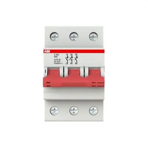 SECCIONADOR E200I TRIPOLAR 80A 230V CA Más Vendido