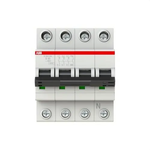 INTERRUPTOR AUTOMÁTICO S203-B80NA 3P 80A B 6KA Garantía De Devolución De Dinero