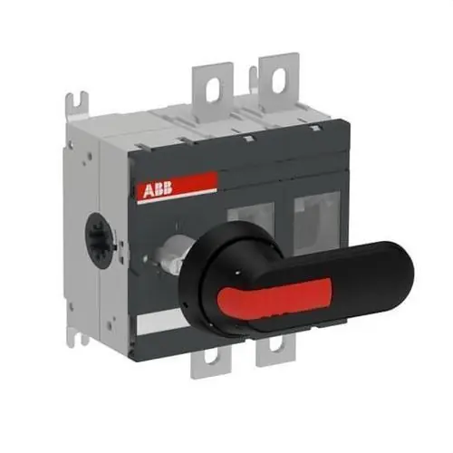 SECCIONADOR OT400E02P CON MANDO PLÁSTICO NEGRO Liquidación