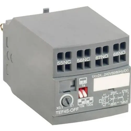 CONTACTOR TEF4S-OFF AF MONTAJE FRONTAL Disponible Ahora