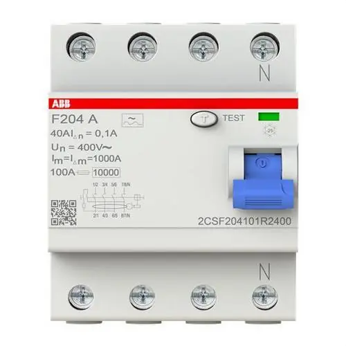 Garantía De Devolución De Dinero INTERRUPTOR DIFERENCIAL RESIDENCIAL/TERCIARIO F204A 40A 100mA
