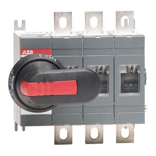 SECCIONADOR OT 250E03P 3P PARA MANDO PLÁSTICO NEGRO A Buen Precio
