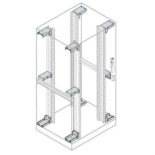 KIT SOPORTES FIJACIÓN RACK 19" IS2 800mm (4u) Garantía De Devolución De Dinero