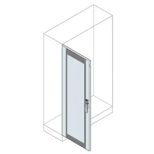 PUERTA TRANSPARENTE VERSIÓN DOBLE PUERTA IS2 2000x600mm RAL 7035 Oferta Limitada
