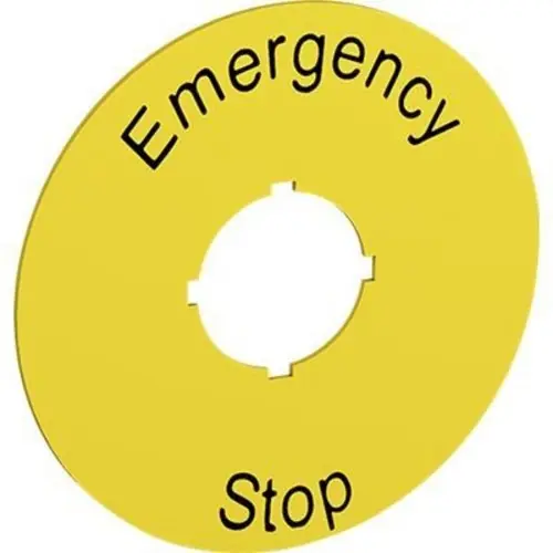 Precio De Fábrica ETIQUETA LETRERO EMERGENCY STOP