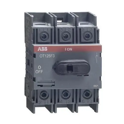 Oferta Flash INTERRUPTOR SECCIONADOR OT125F3 3P 125A 125/90A/A