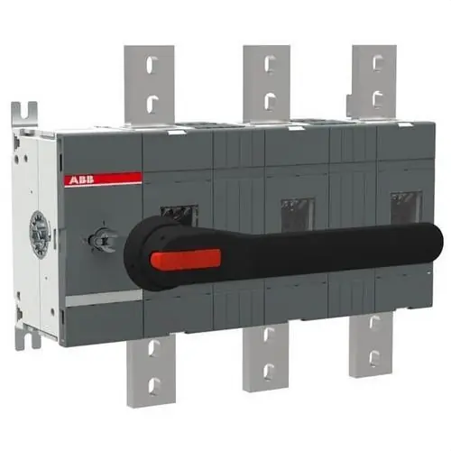 Descuento INTERRUPTOR SECCIONADOR OT1600E03W4P CON MANDO FRONTAL IZQUIERDO