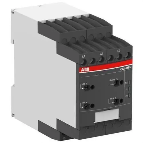 RELÉ CONTROL TRIFÁSICO CM-MPN.62P 3x450-720V AC (FASE-FASE) RESORTE Disponible Ahora